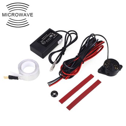 Car parking radar sensor kit: control box, wiring harness, sensor speaker, mounting tape