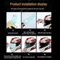 Anti-fog motorcycle helmet visor film, curved clear sheet with blue backing for installation