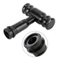 Black automatic gear shift knob with ring detail and smooth grip handle