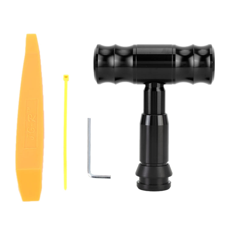 Black automatic gear shift knob kit with hex key and removal tools