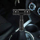 Black automatic gear shift knob installed on shifter with ribbed grip