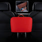 Car front seat hanging storage bag, red rectangular pouch with carrying handle