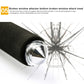 Safety hammer head with impact point detail and cracked glass effect