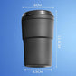 Flame-retardant PBT ashtray cup, 8 cm tall and 6.5 cm wide, round snap lid