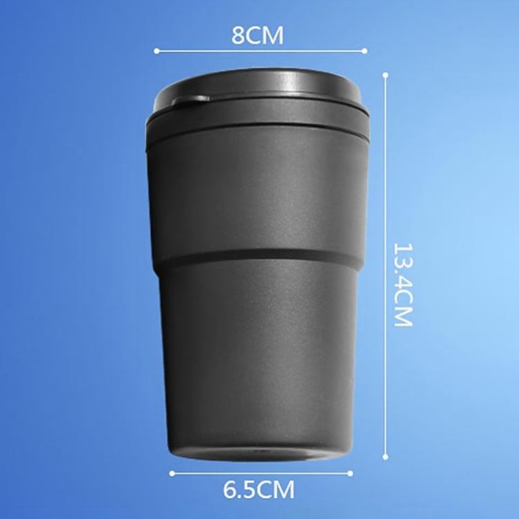 Flame-retardant PBT ashtray cup, 8 cm tall and 6.5 cm wide, round snap lid