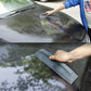I-shaped silicone scraper with molded handle for cleaning water on car windshield
