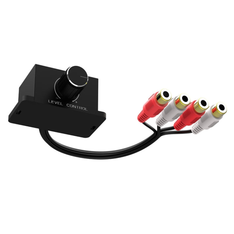 RCA volume adjuster panel box with black level control knob and wired connectors