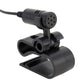 Car high-sensitivity microphone with black bracket mount and cable connector