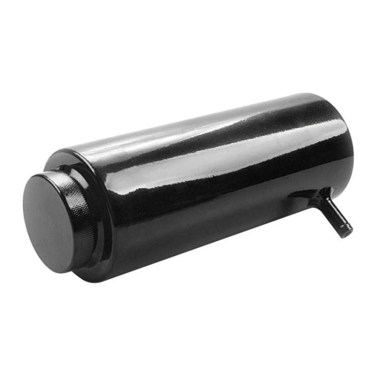 Black aluminum cooling water tank bottle with side outlet
