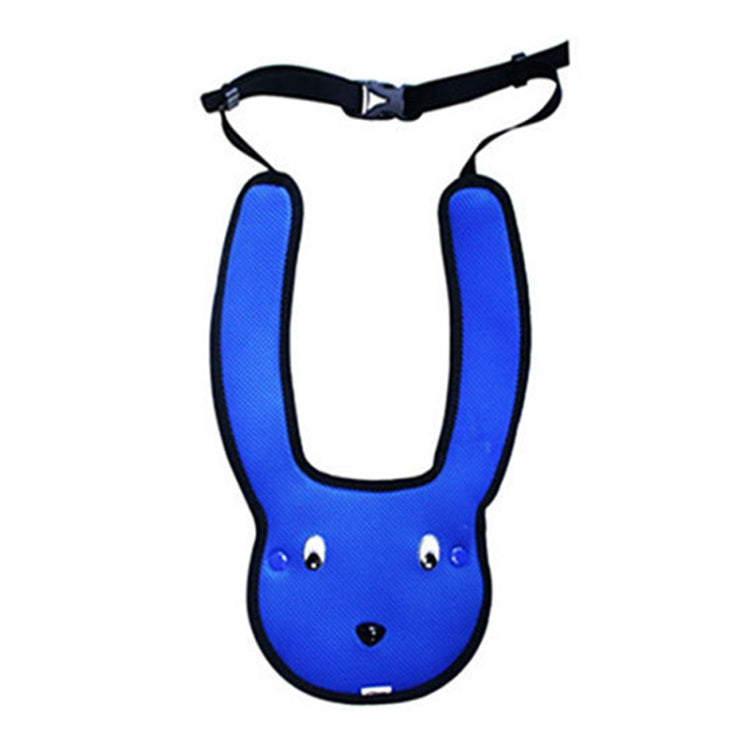 Blue rabbit double shoulder seat belt adjuster, U-shaped harness pad with straps