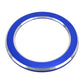 Blue circular metal ring for Renault start/stop button, chrome inner border