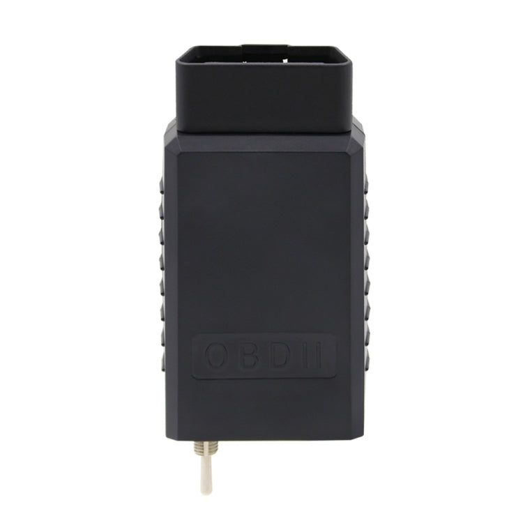 Bluetooth ELM327 V1.5 USB OBD2 scanner interface back view with antenna pin