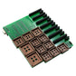 UPA ECU programmer board with several brown IC socket modules and multi-pin connectors