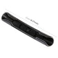 Black steering wheel spinner knob cover bar, 21 cm length with mounting tabs