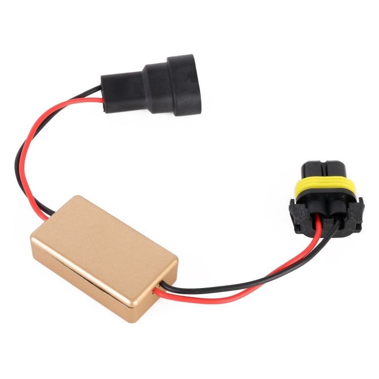 Universal LED strobe controller module with two harness connectors and red/black cables