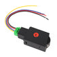 Fog light switch button with cable harness, black module with red 45A label