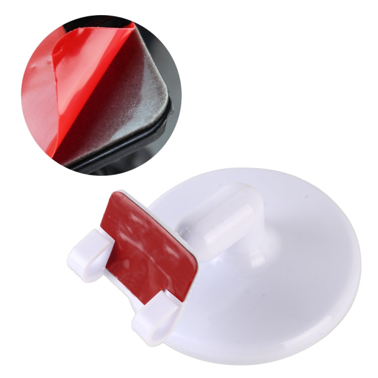 Blind spot side assistant mirror detail with red indicator insert and white housing