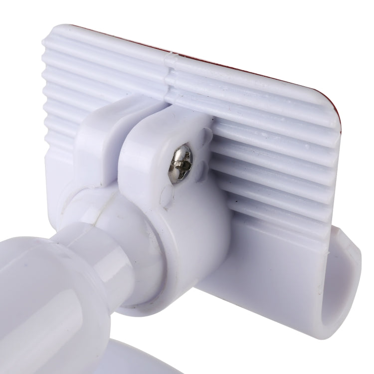 Blind spot side assistant mirror back view with screw hole and molded plastic clip