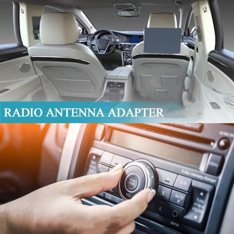 Car radio head unit with hand adjusting FM stereo controls