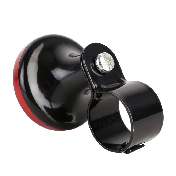 Black steering wheel spinner knob with mounting band and screw