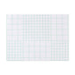 Blank sticker backing sheet with grid lines for placement