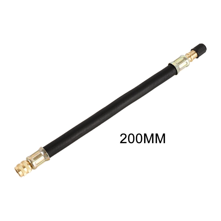 Car vacuum valve extension tube, 200mm black tube with brass fittings