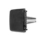 Black dashboard air vent switch paddle with side prongs and latch pins