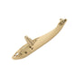 Beige left rear inner armrest door handle with mounting bracket and clips