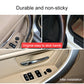 Beige interior door pull with armrest handle and window switch panel