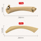 Beige inner door armrest handle assembly with size measurements, 260 mm