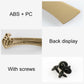 Beige inner door armrest handle assembly, ABS+PC material with screws