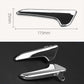 Chrome interior door pull handle trim with black insert, with size marking
