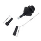Black clutch alignment tool kit with matching sleeves and alignment pins