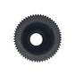 Black spline socket pre-chamber end view with internal circular opening