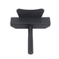Black oil pan separator tool with wide metal base and textured grip handle