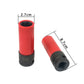 17mm wheel lug nut socket with red protective sleeve, side view of two pieces