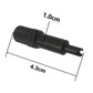 Car valve core remover tool, textured grip, 4.3 cm length