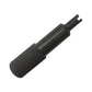 Car valve core remover tool with knurled grip and forked metal tip