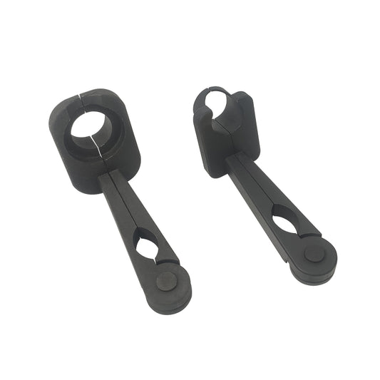 Car AC tube remover tool, black plastic lever with U-shaped head
