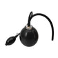 Inflatable leak plug smoke tester adapter with two hoses and black bulb cap