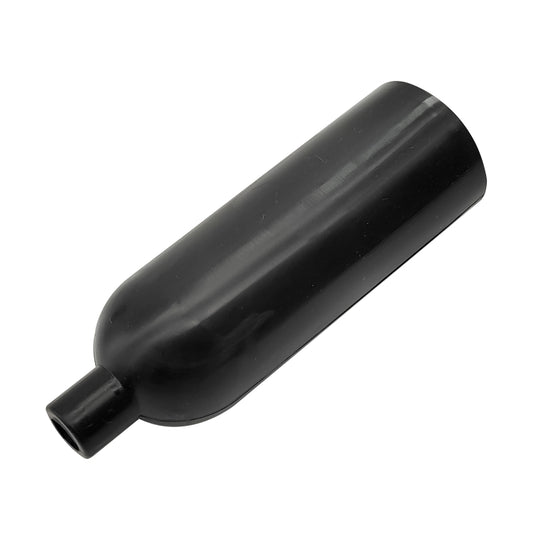 Black smoke tester intake adapter with tapered nozzle end