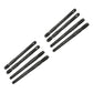 Wheel alignment pin guide tools, 8-pack black pins with mounting holes and threads