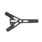 Universal fuel pump removal tool with black metal frame and side grips