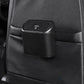 Car trash can bin mounted on seat with small top handle