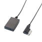 Audio cable with square controller module and multi-pin plug connector