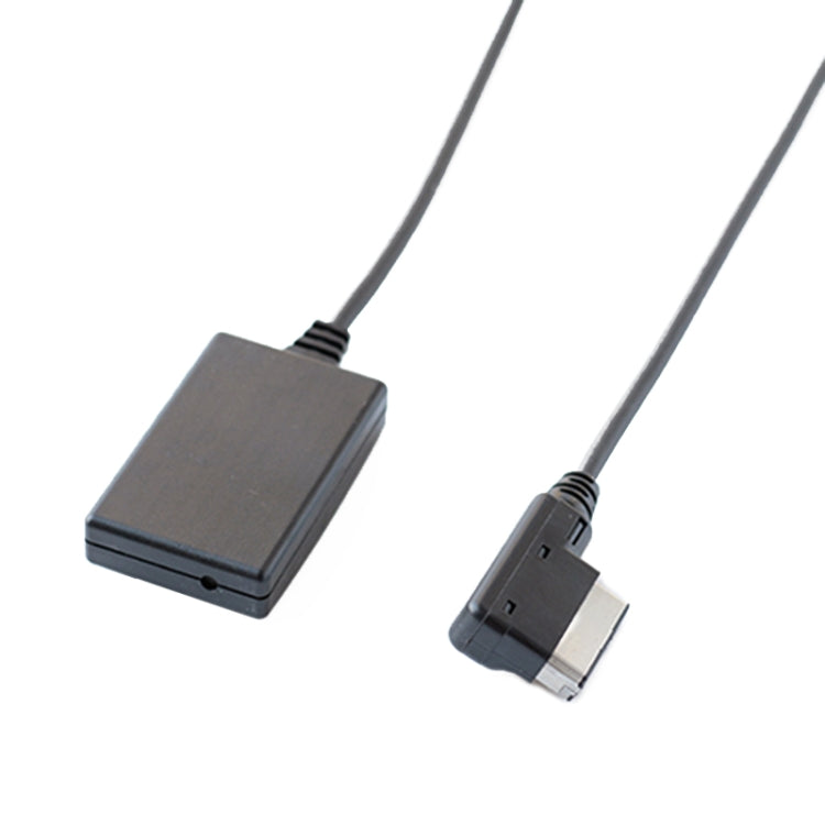 Audio cable with square controller module and multi-pin plug connector