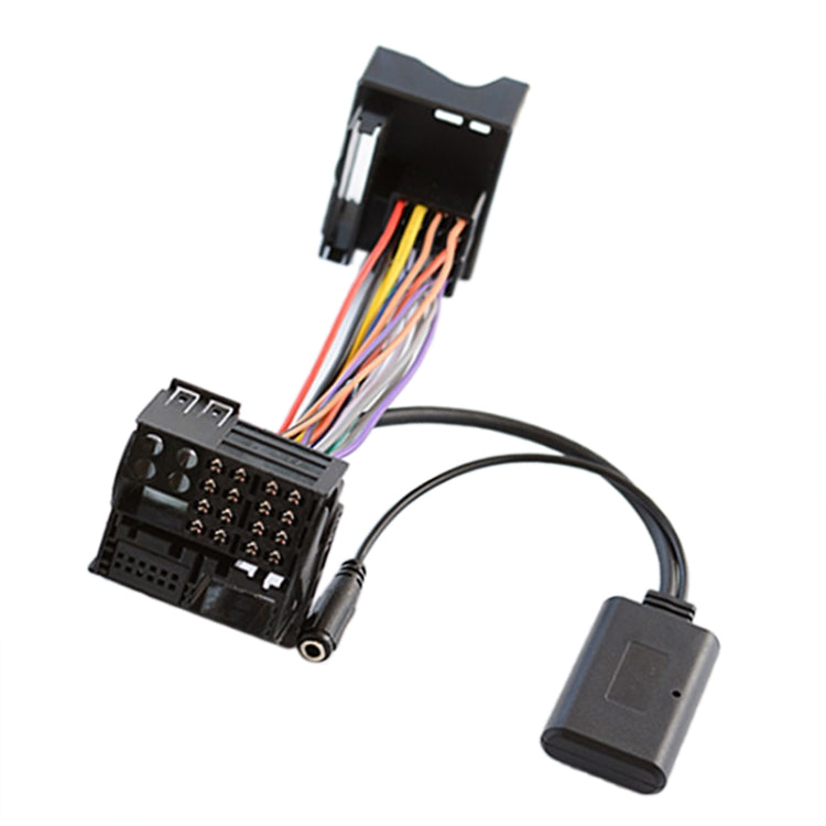 Car AUX Bluetooth audio cable kit with microphone, aux plug and control module
