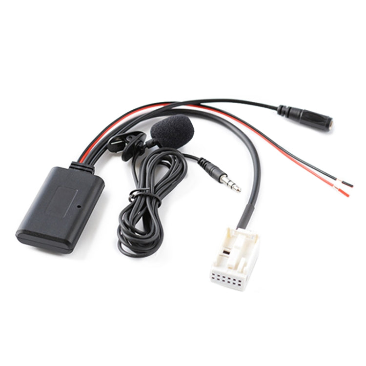 Car AUX Bluetooth audio cable with microphone, inline mic and 3.5mm audio plug