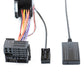 Car AUX Bluetooth audio cable with microphone, connectors and control module with cable