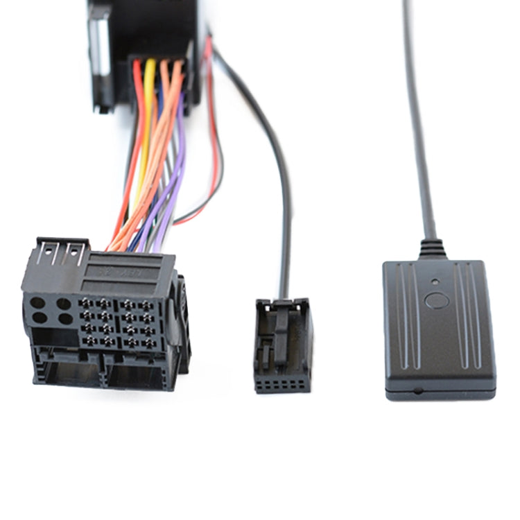 Car AUX Bluetooth audio cable with microphone, connectors and control module with cable